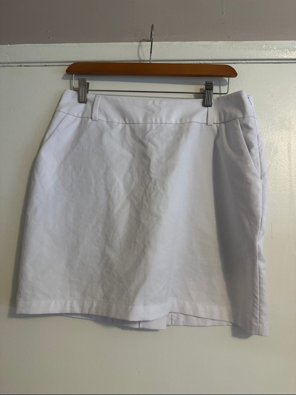 Classic White Women's Skort - Tailored A-Line Style